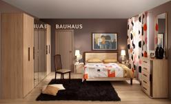 Спальня (Баухаус) BAUHAUS. Компоновка 2 (Глазов-мебель)