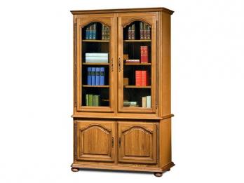 Шкаф для книг с витриной 1220 "Давиль" ММ-126-11 (Молодечномебель)Молодечномебель Шкаф для книг с витриной 1220 "Давиль" ММ-126-11