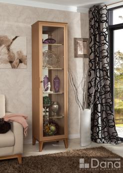 Витрина Палмари Palmari P6210 в цвете дуб (Дана)Дана Витрина Палмари Palmari P6210 в цвете дуб